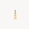 Gold Number Charm 3