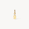 Gold Number Charm 9