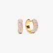 Sea Salt & Ocean Blush Reversible Sparkle Hoop Earrings