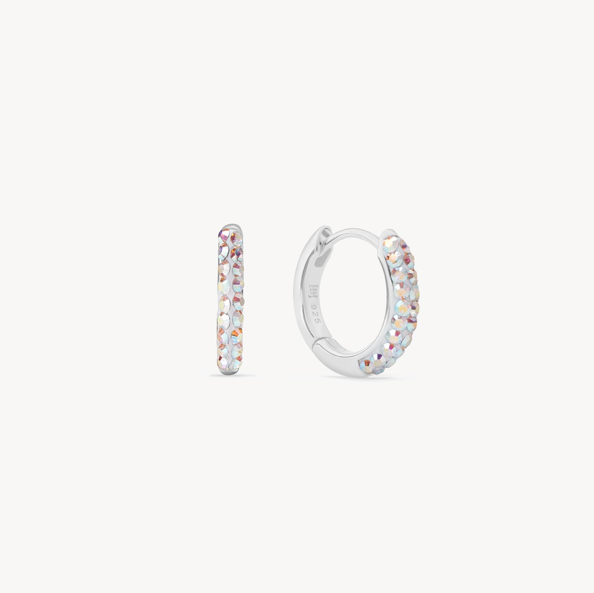 October Birthstone Sparkle Hoops