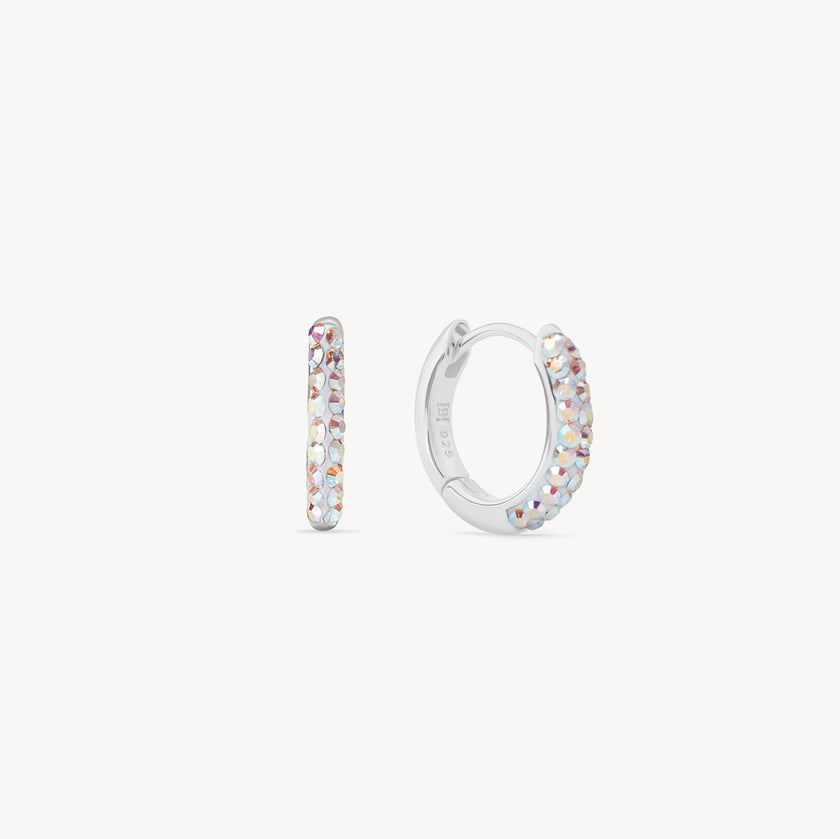 October Birthstone Sparkle Hoops