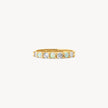 Gold Lineup Opal Stacking Ring