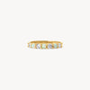Gold Lineup Opal Stacking Ring