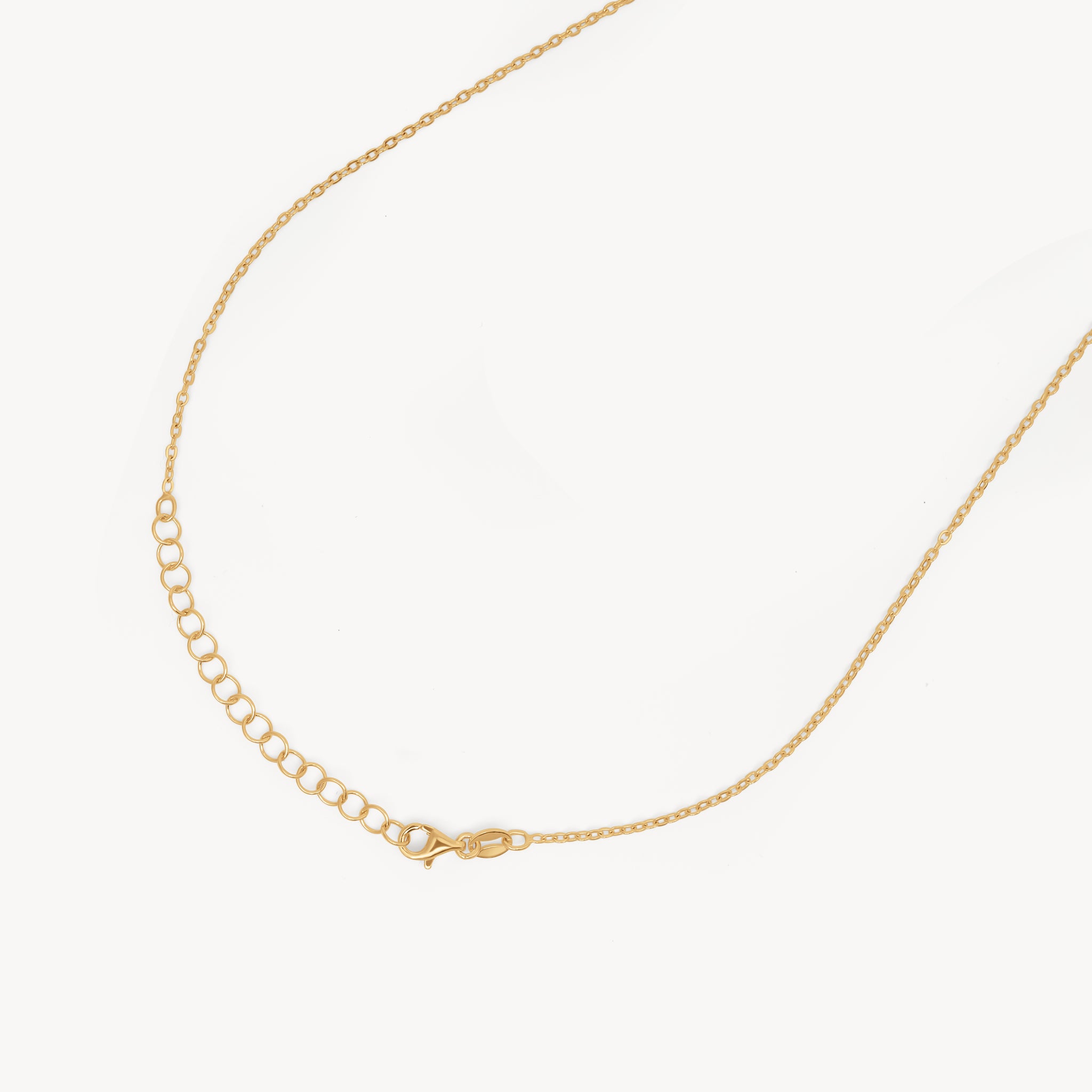 Gold Opal Charm Necklace