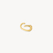 Gold Oval Hinge Charm Holder