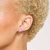 Smooches Sparkle Ball™ Stud Earrings 10mm on model