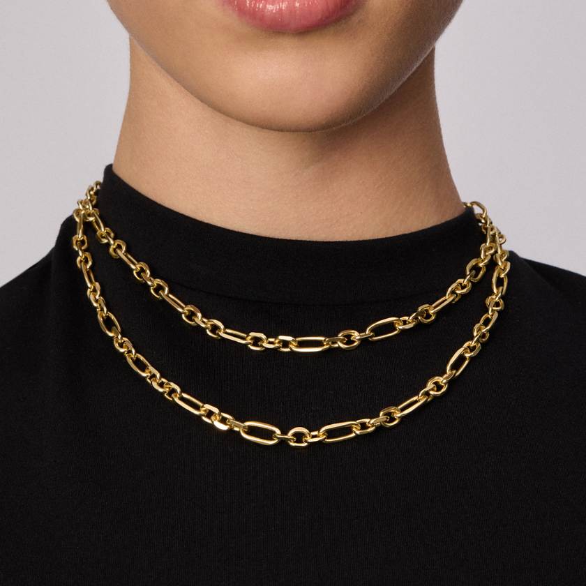 Diamond Cut Statement Chain
