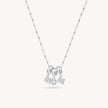 Silver Pavé Mom Necklace