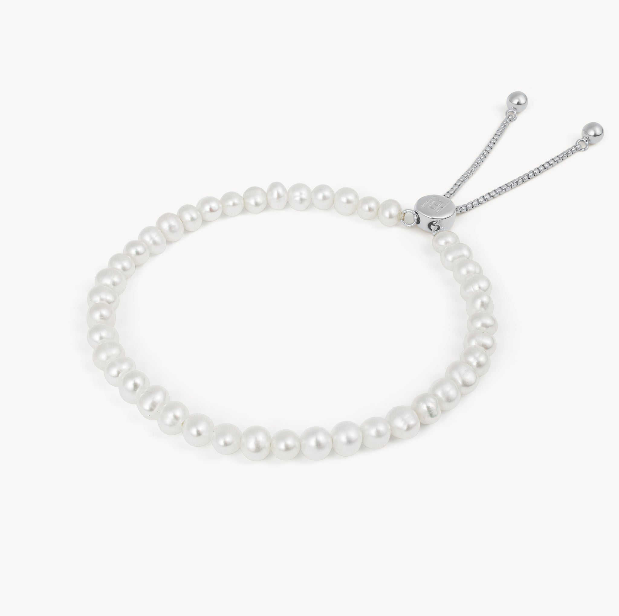 Silver Pearl Bracelet