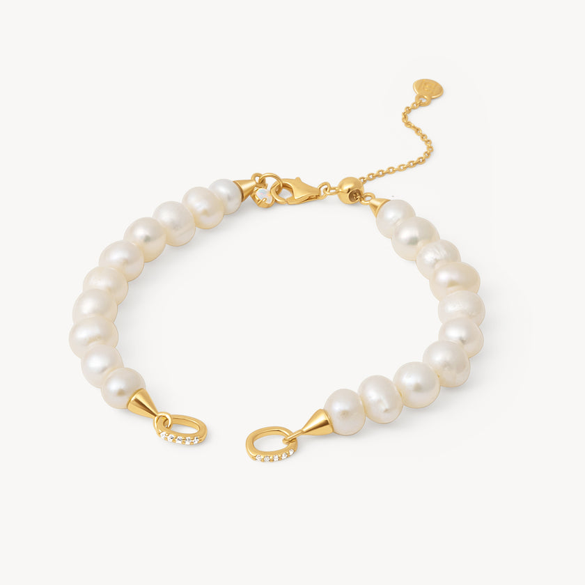 Pearl Charm Bracelet Base