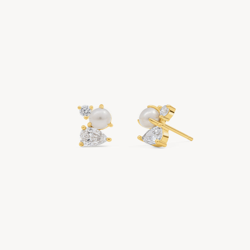 Pearl Cluster Studs