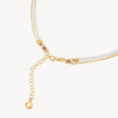 Pearl Layer Necklace closure