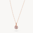 Sparkle Ball™ Clip Chain Necklace Pink Champagne