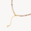 Pink Opal Coastal Gemstone Necklace closure 