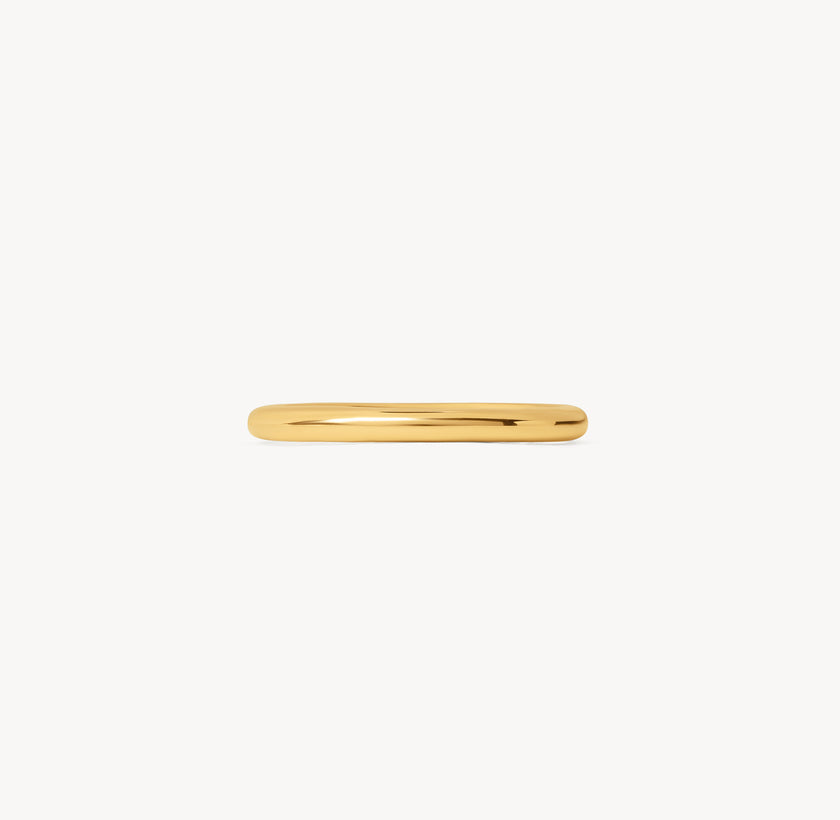 14k Gold Vermeil Plain Band Ring