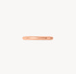 14k Rose Gold Vermeil Plain Band Ring