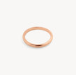 14k Rose Gold Vermeil Plain Band Ring