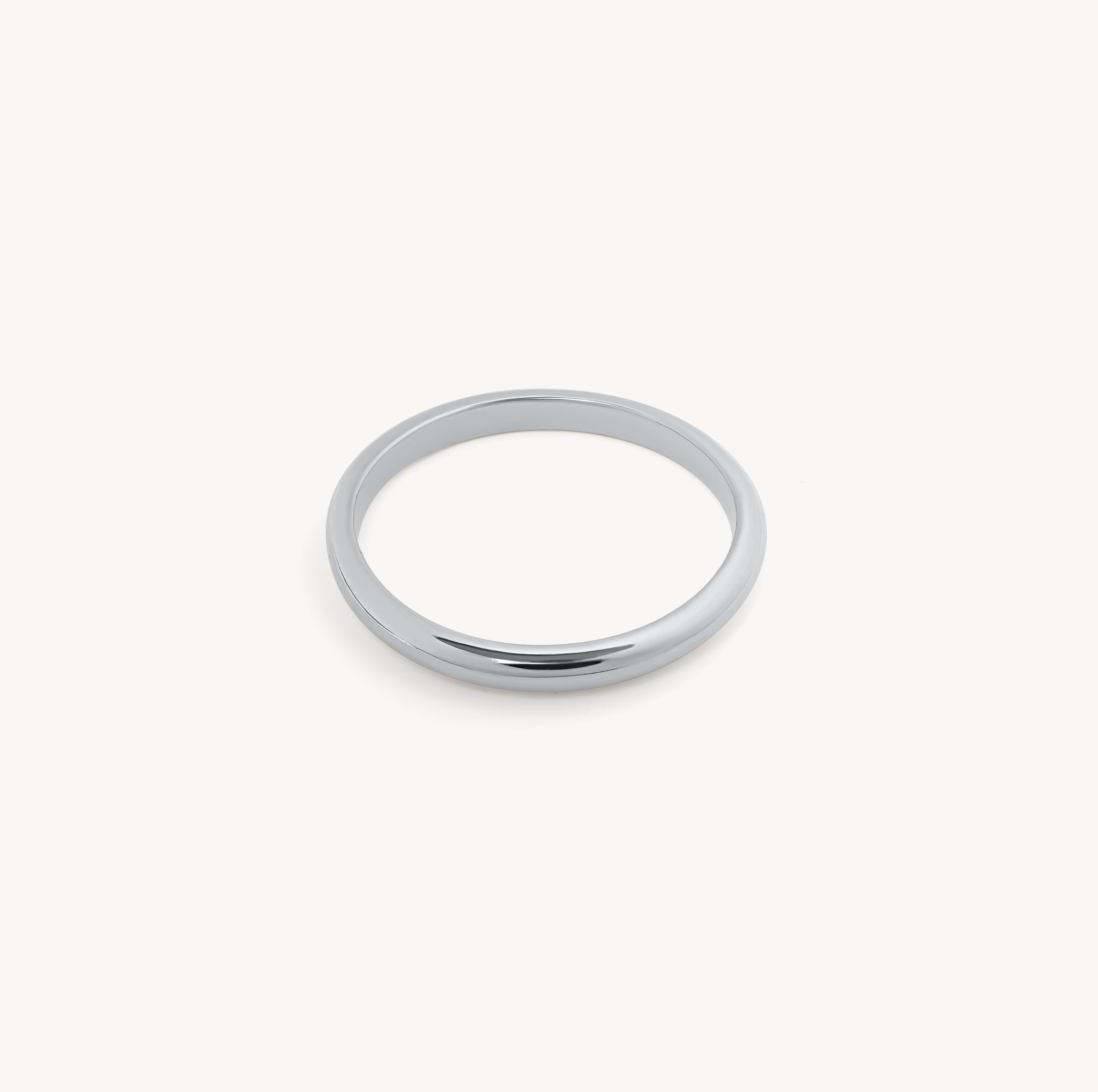 Sterling Silver Plain Band Ring