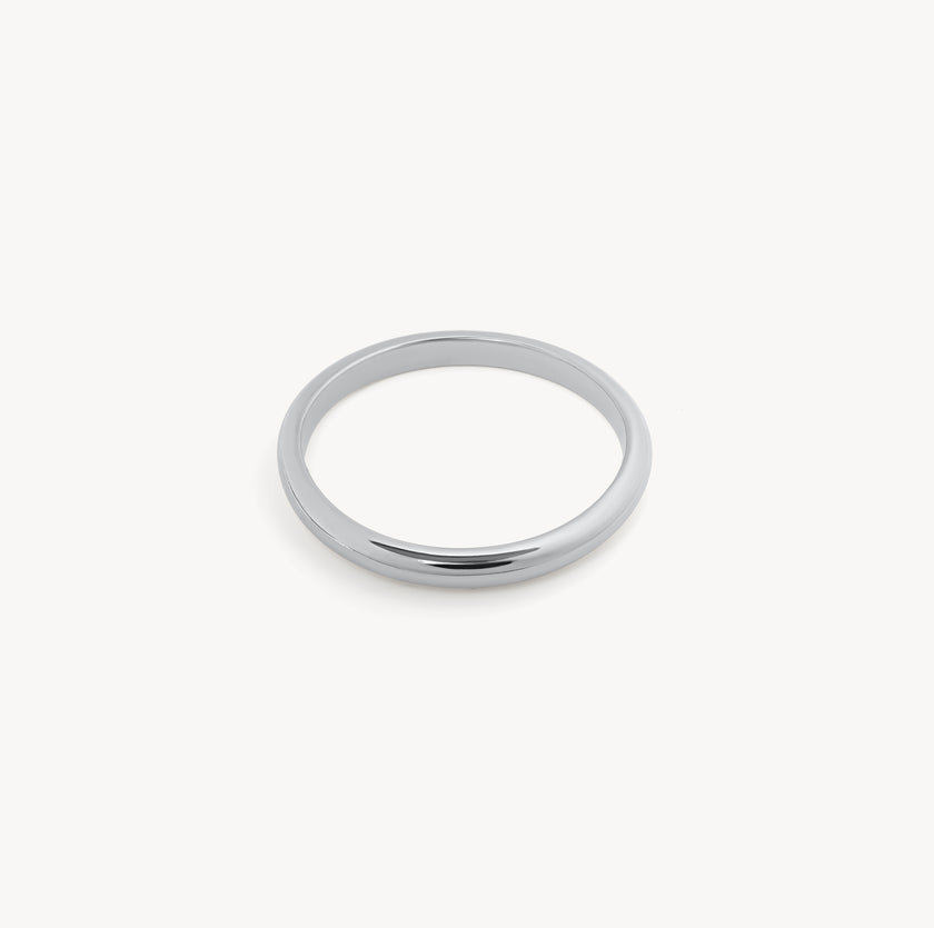 Sterling Silver Plain Band Ring