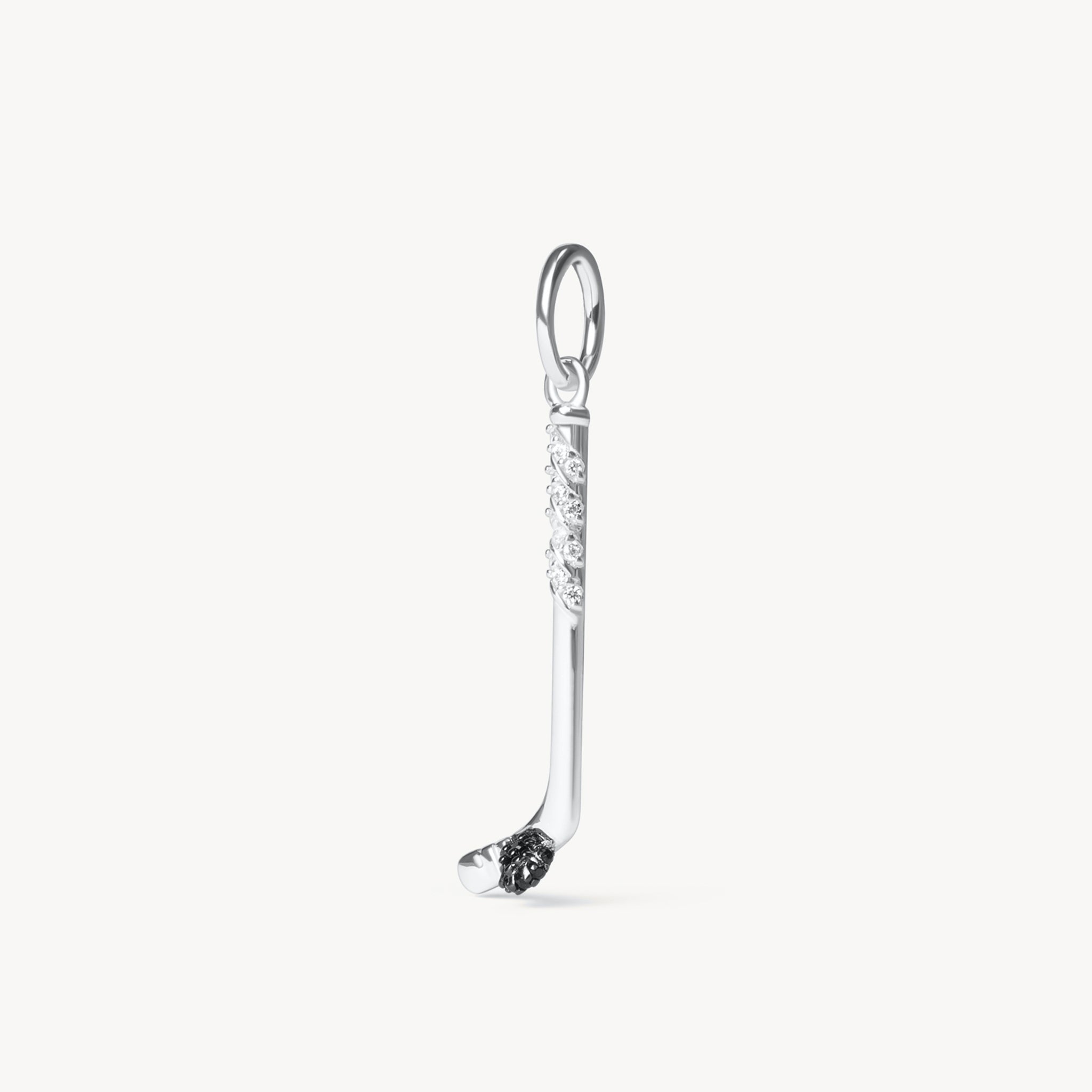 Silver Power Play Charm
