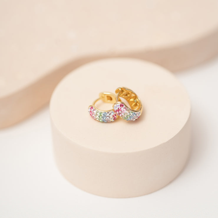 Prism Sparkle Hoops - Mini 