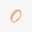 Rose Gold Sparkle Stacker Ring