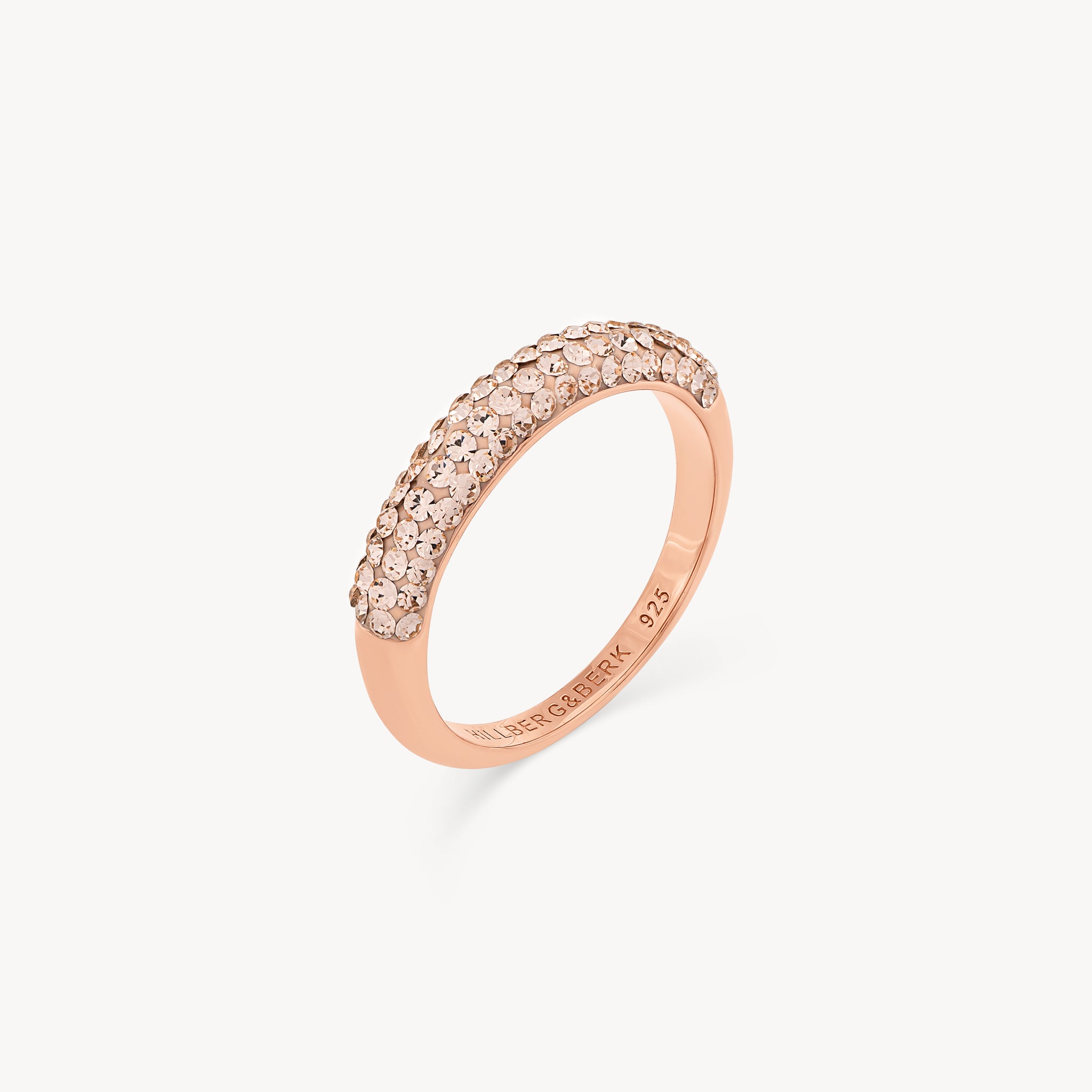 Rose Gold Sparkle Stacker Ring