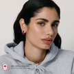 Team Canada Reversible Sparkle Hoop Earrings