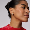 Team Canada Reversible Sparkle Hoop Earrings