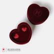 Team Canada Sparkle Heart Stud Earrings