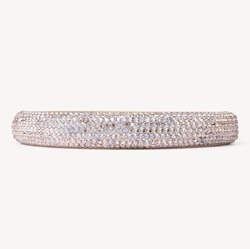 Champagne Starburst Sparkle Reversible Cuff Bracelet
