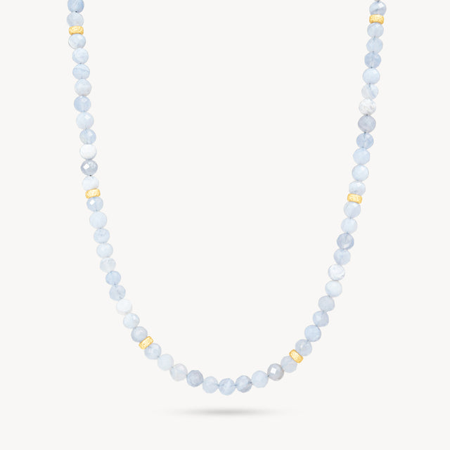 Aquamarine Riviera Gemstone Necklace