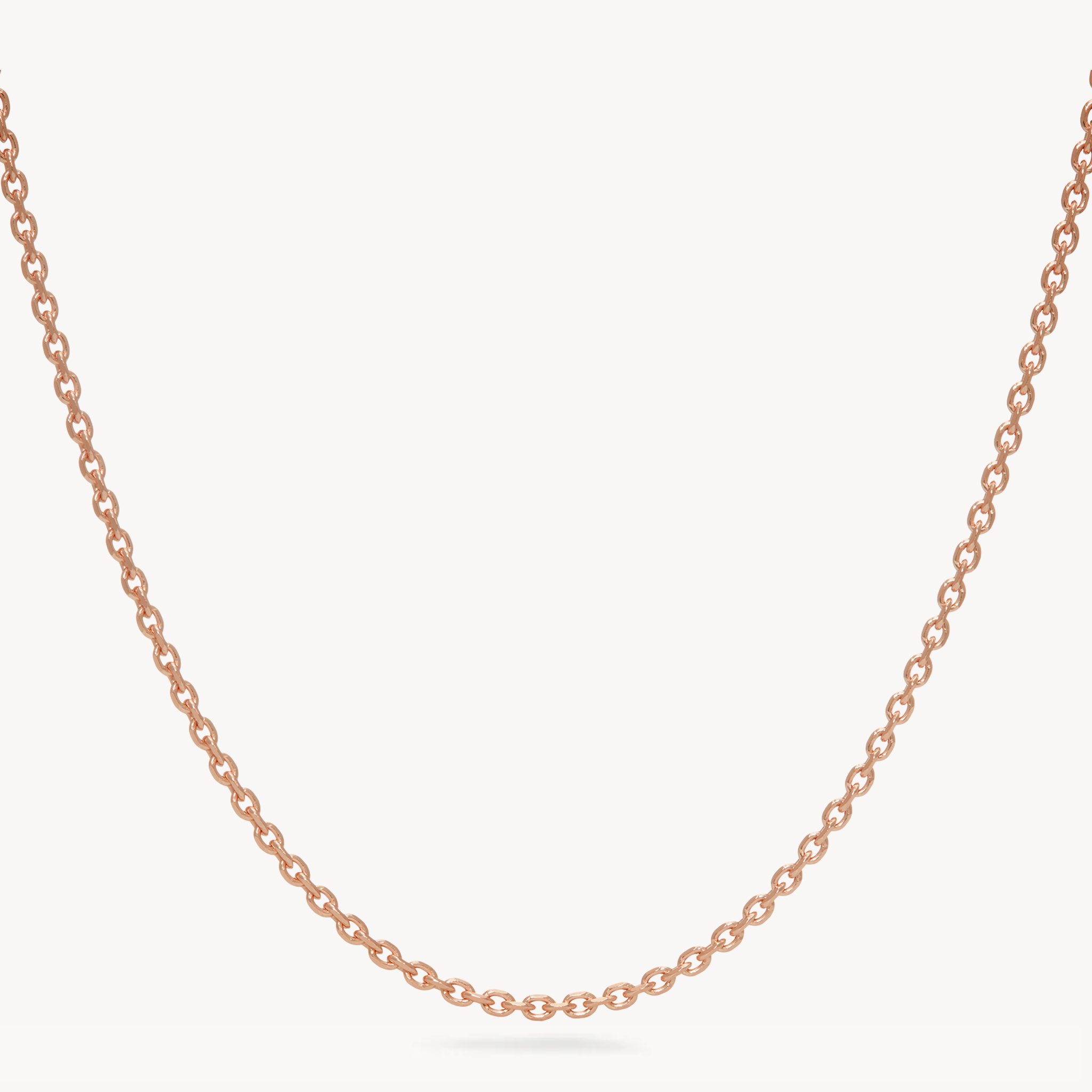 Rolo Slider Chain Rose Gold