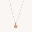 Sparkle Ball™ Clip Chain Necklace Rose Gold