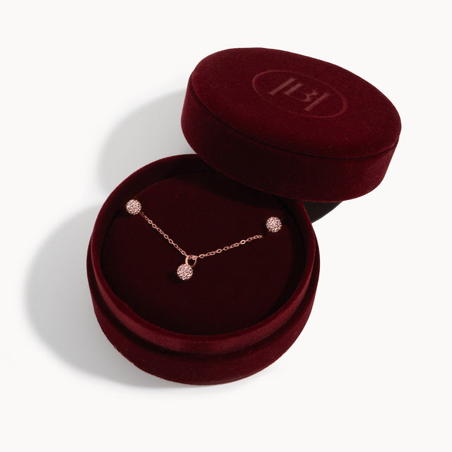 Rose Gold Mini Sparkle Set in packaging