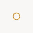 Gold Round Hinge Charm Holder