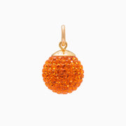 Orange Sparkle Ball™ 14mm charm