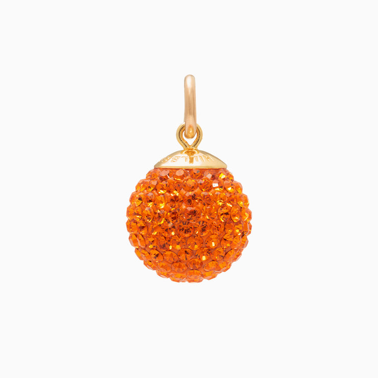 Orange Sparkle Ball™ 14mm charm