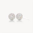 10mm Sparkle Ball™ Stud Earrings Aurora Borealis