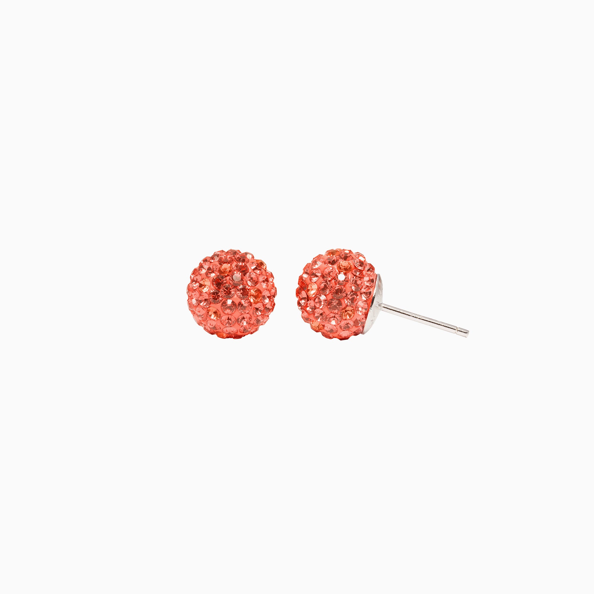 Coral Sparkle Ball™ Stud Earrings