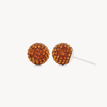 Amber Sparkle Ball™ Stud Earring — Small