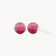 Prismatic Pink Sparkle Ball™ Studs