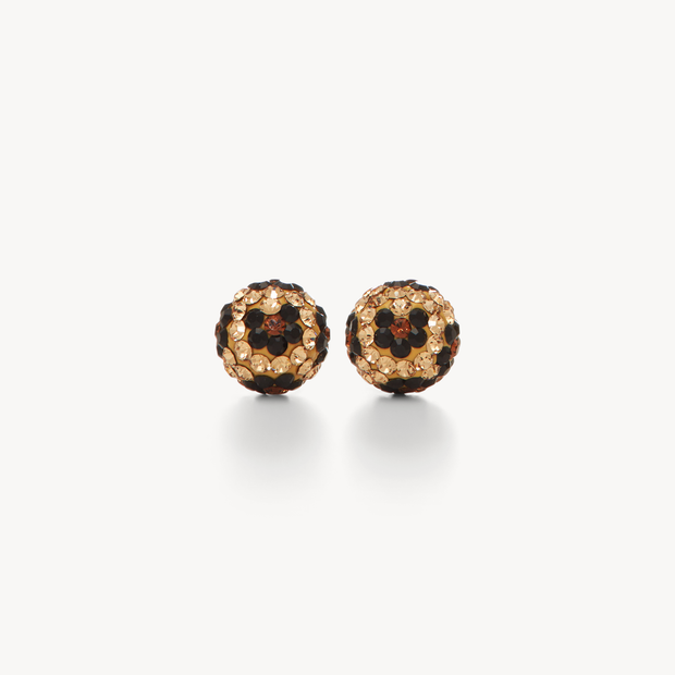 8mm Sparkle Ball™ Stud Earrings Leopard