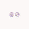 Orchid Sparkle Ball™ Stud Earrings 8mm