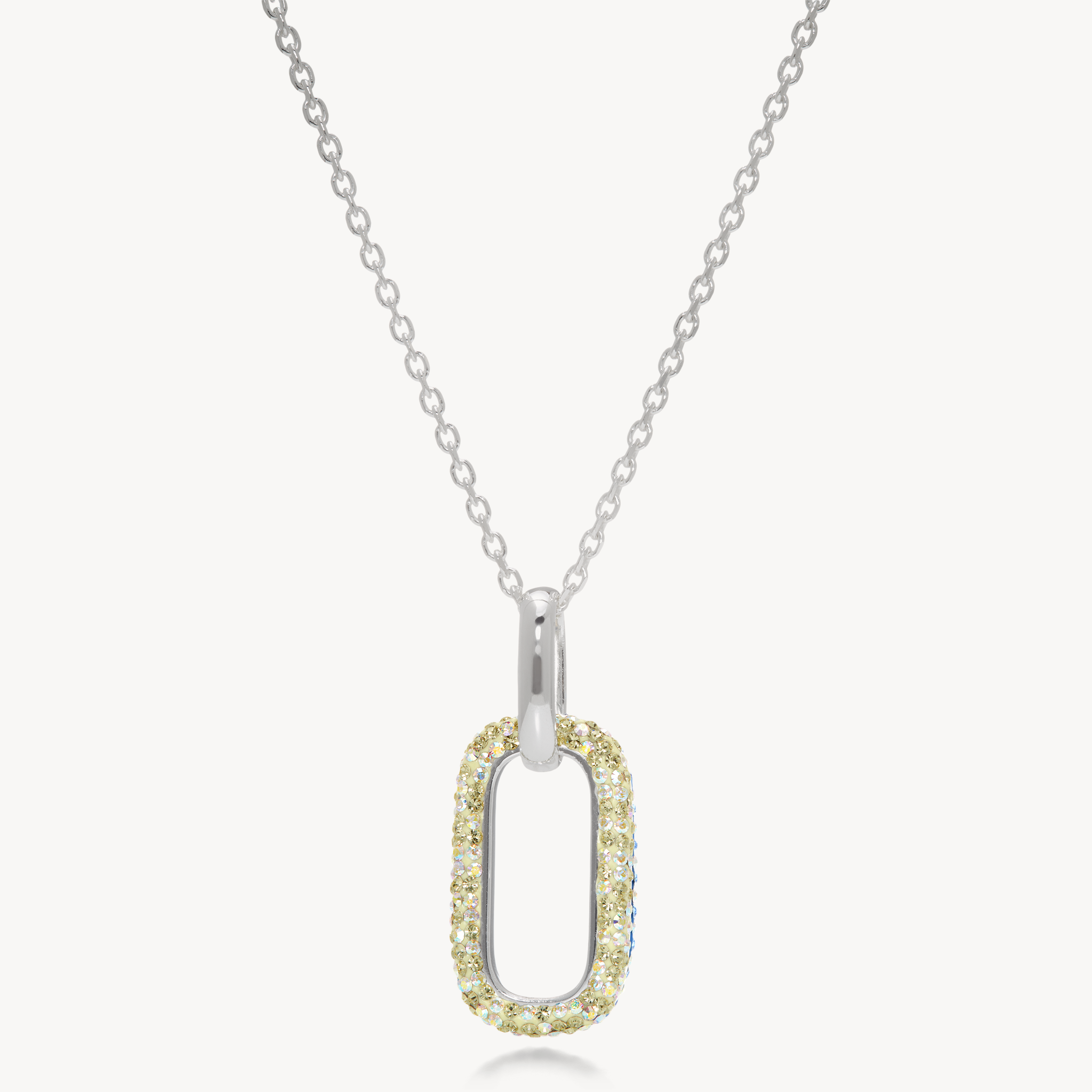 Skye & Chartreuse Sparkle Reversible Necklace