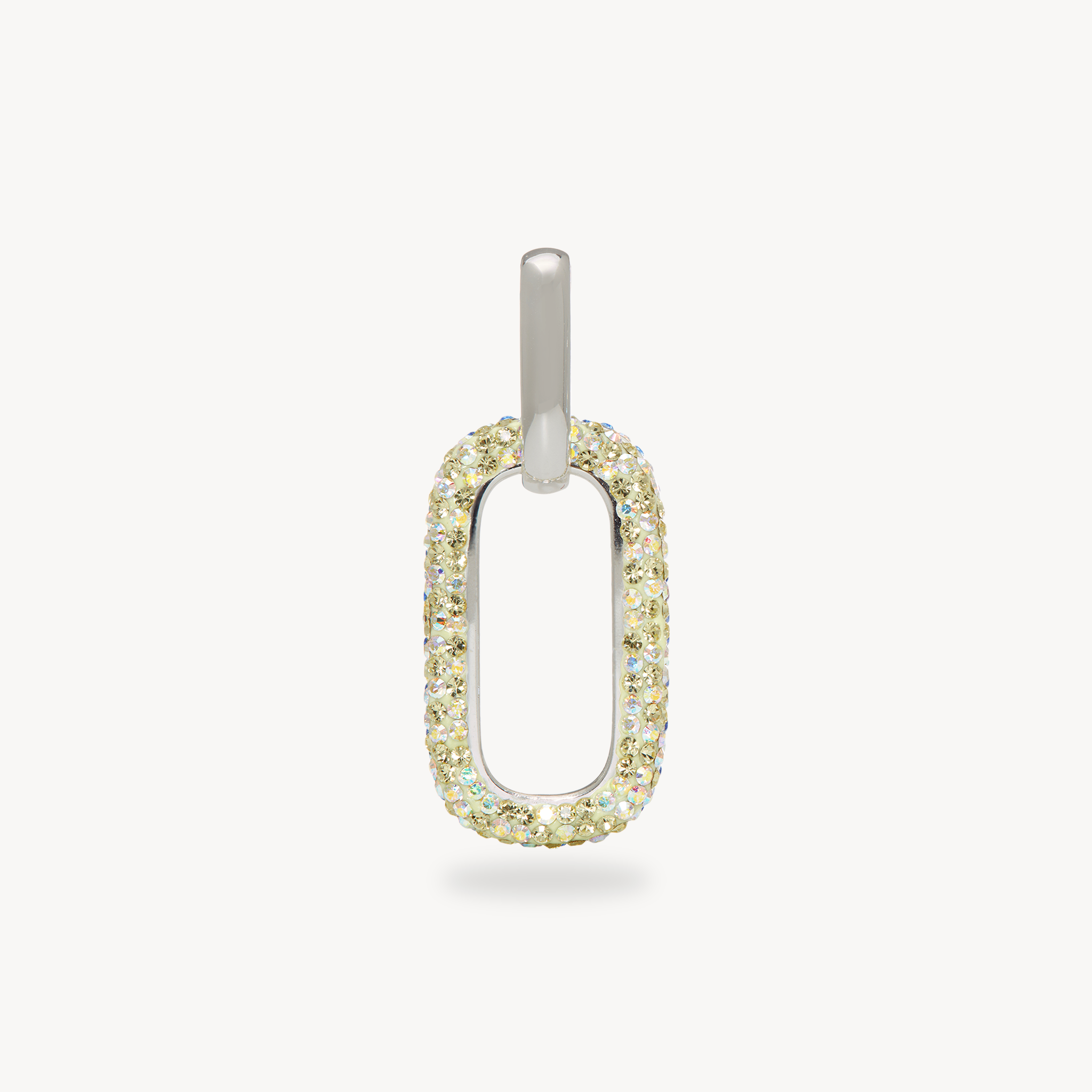 Skye & Chartreuse Sparkle Reversible Charm