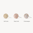 Sparkle Ball™ Stud Earrings Colour Comparison