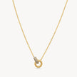 Soft Interlock Sparkle Necklace 