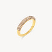 Soft Gold Sparkle Stacker Ring