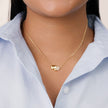 Soft Drift Sparkle Necklace on model